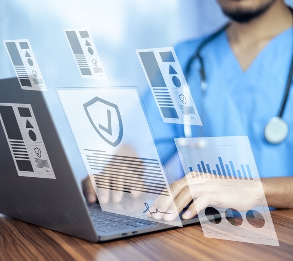 Securing medical records.