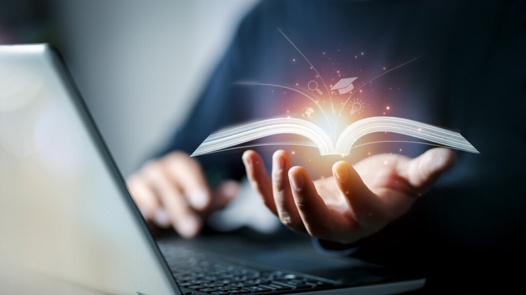Video redaction in online education used for learner material and teacher training.