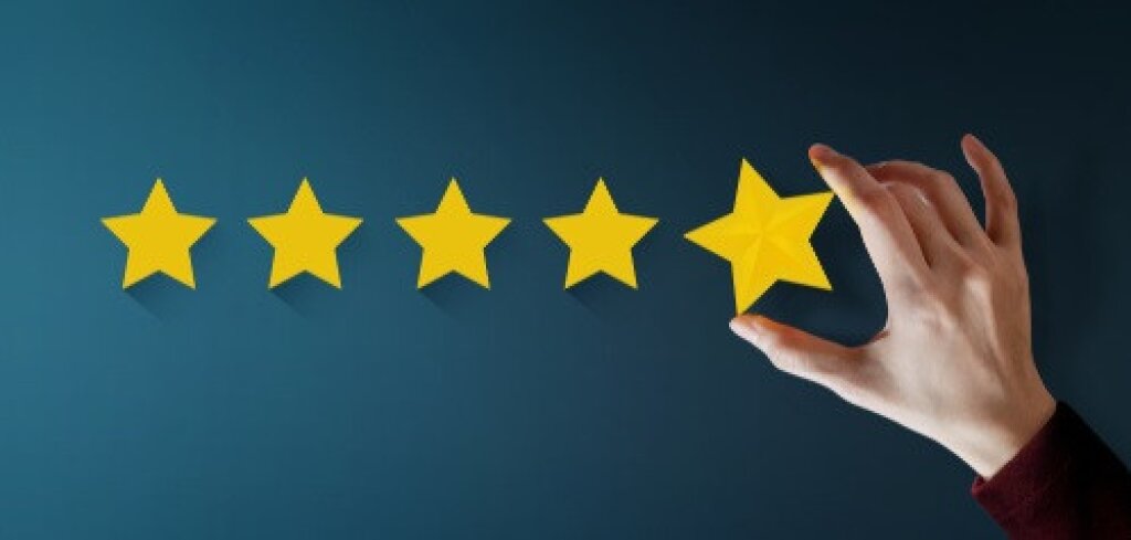 Image of five stars.