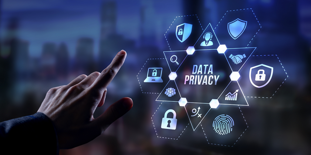 AI generated image of Data privacy image.