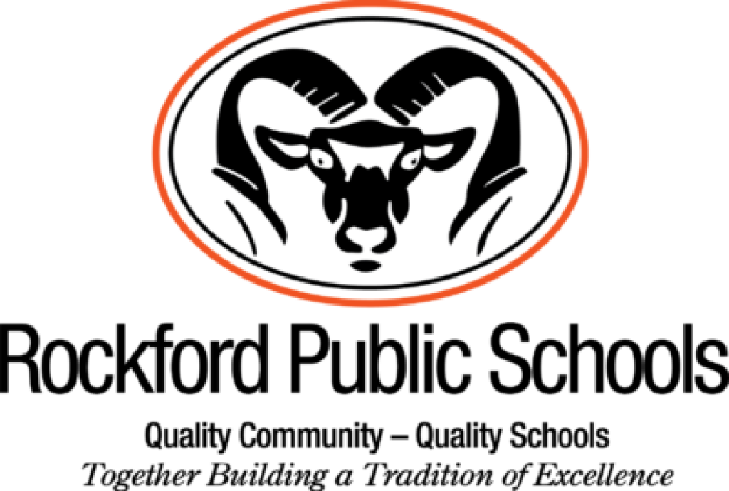 Rockford public school logo.