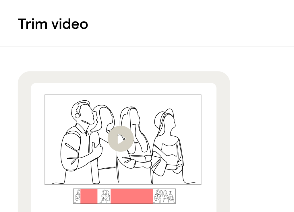 Facit.ai video trim example image.